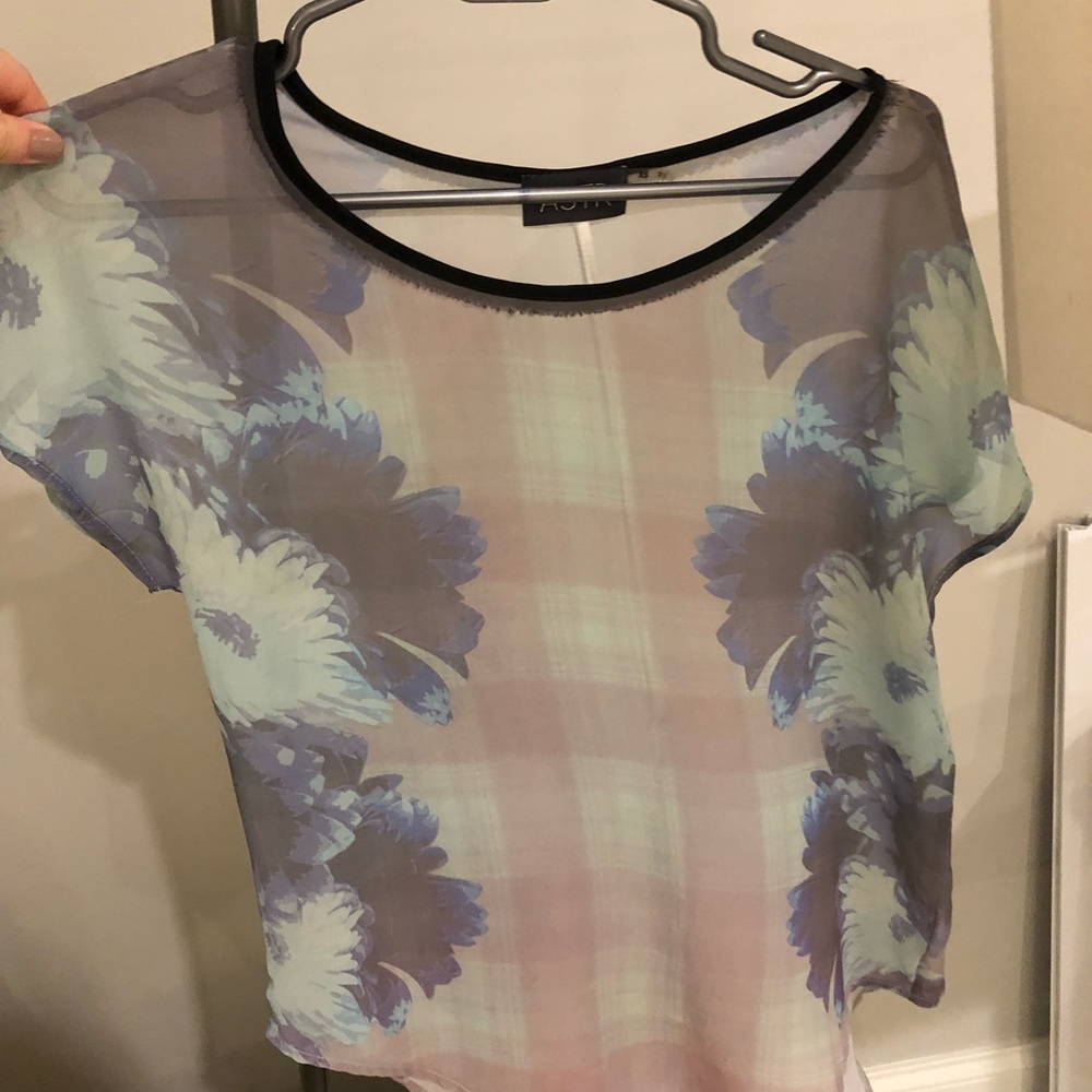 See through shirt- perfect for dinner date